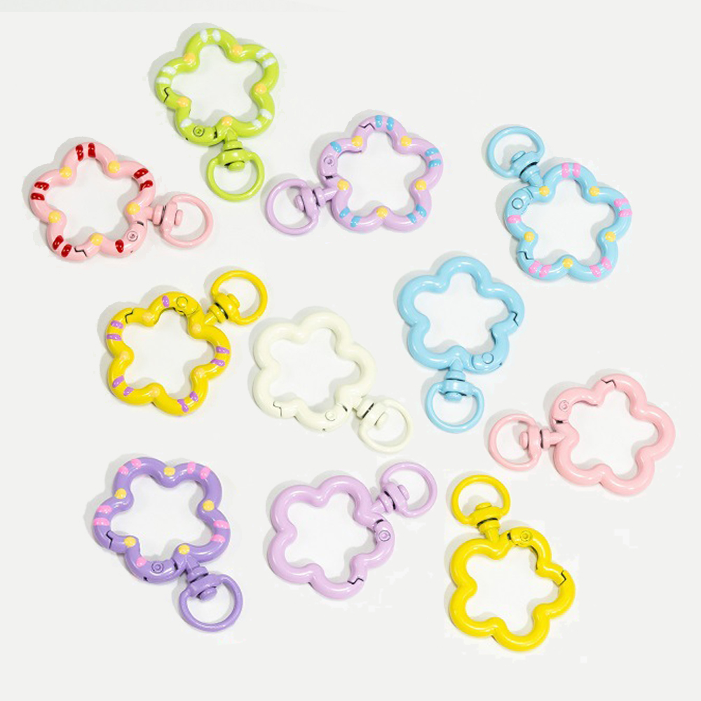 Flower Supply - 5 pièces fleur mousqueton déclencheur Clips