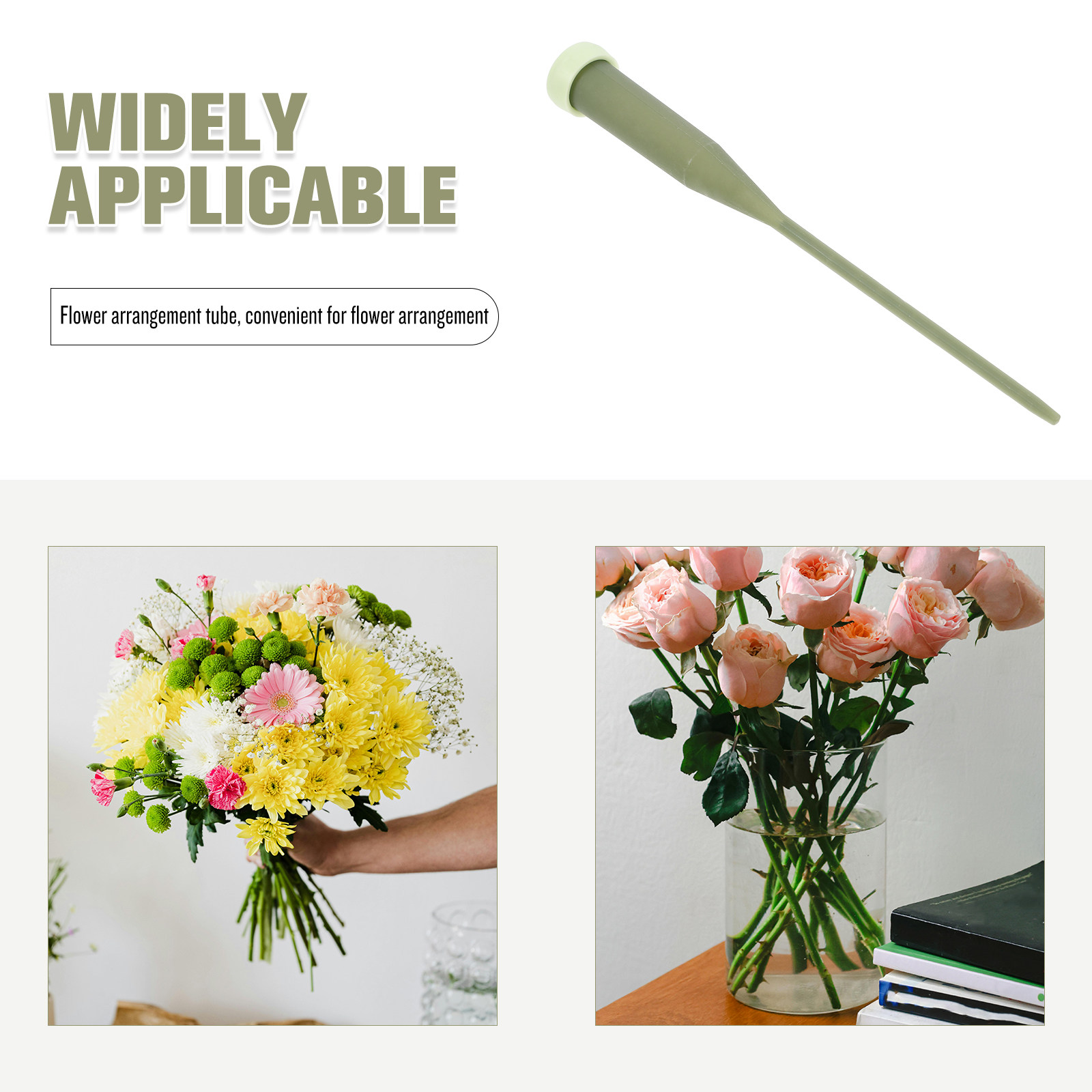 50 Tubes Floraux Verts de 145  - Easy Florist Supply avis et prix