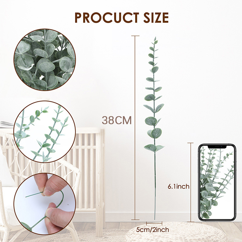 Tiges d'eucalyptus artificiell - Eucalyptus Preserved avis et prix
