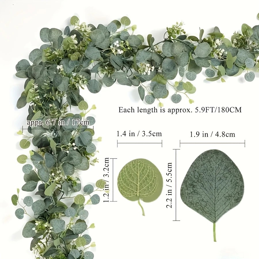 Guirlande de feuilles d'eucaly - Eucalyptus Preserved avis et prix