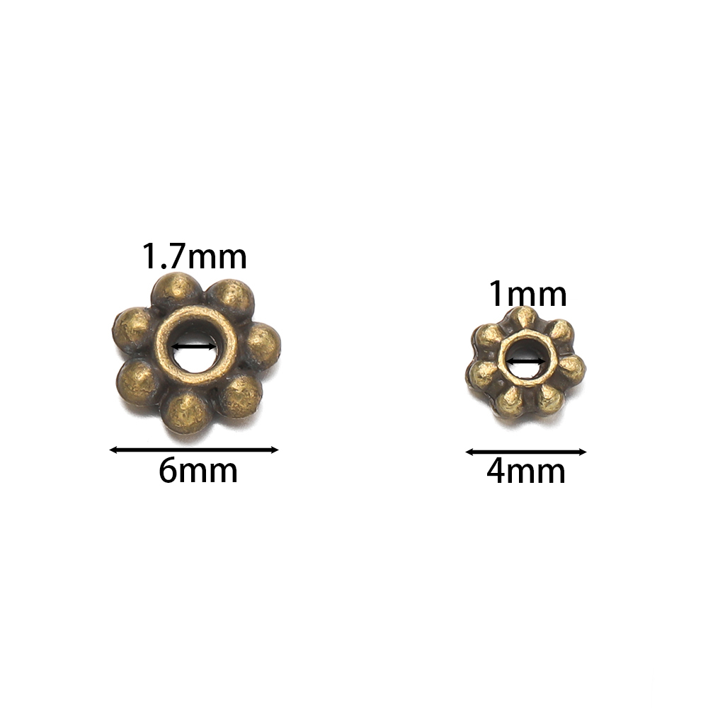 200 pièces 4/6mm alliage floco - Flower Supply avis et prix