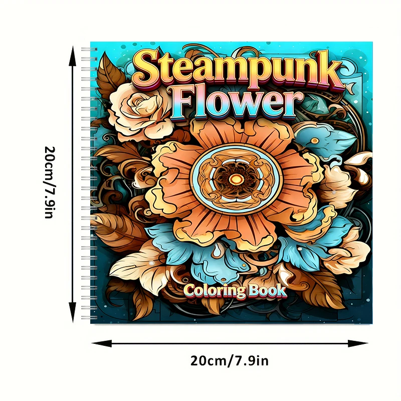 Livre de coloriage Steampunk F - Flower Supply avis et prix